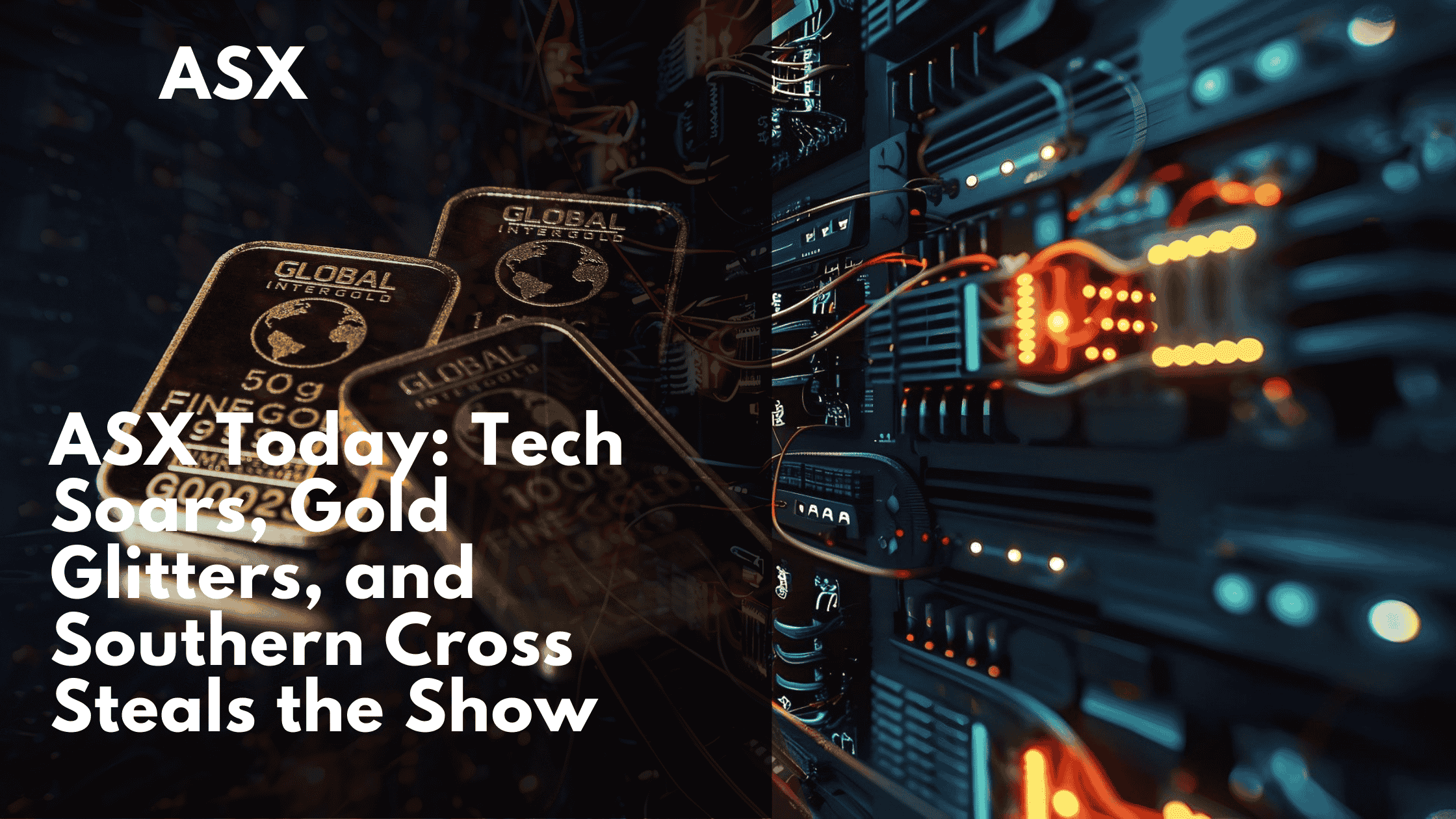 ASX Today: Tech Soars, Gold Glitters, and Southern Cross Steals the Show