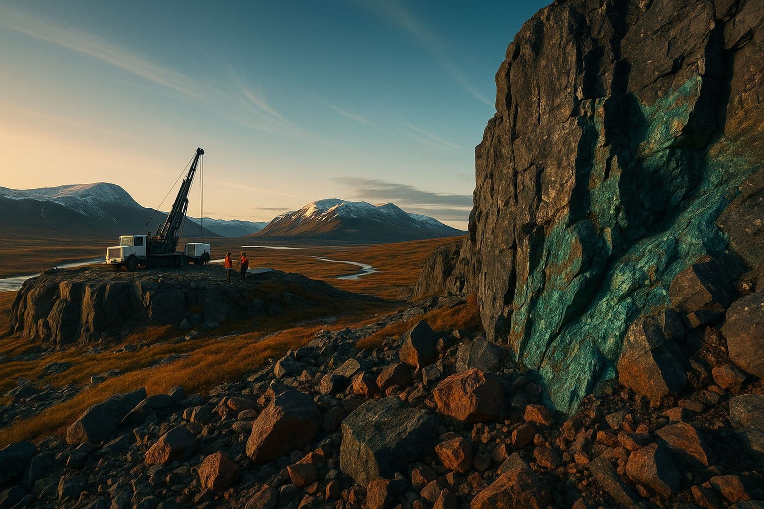 Somerset Minerals hits wide visual copper zones at Jura North; IP/EM complete as assays near