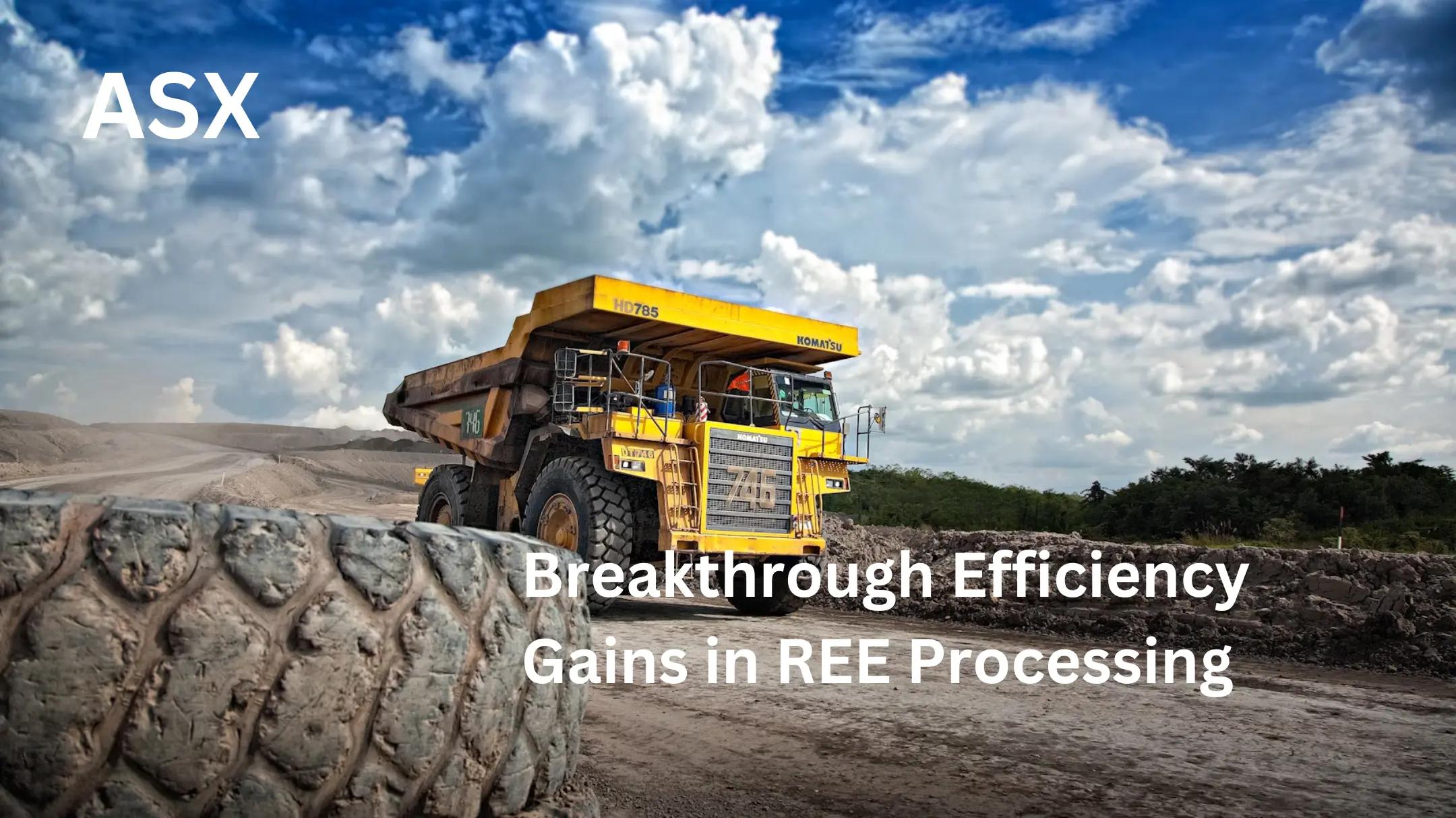 MTM Critical Metals Transforms REE Processing: 93% Efficiency, Less Waste